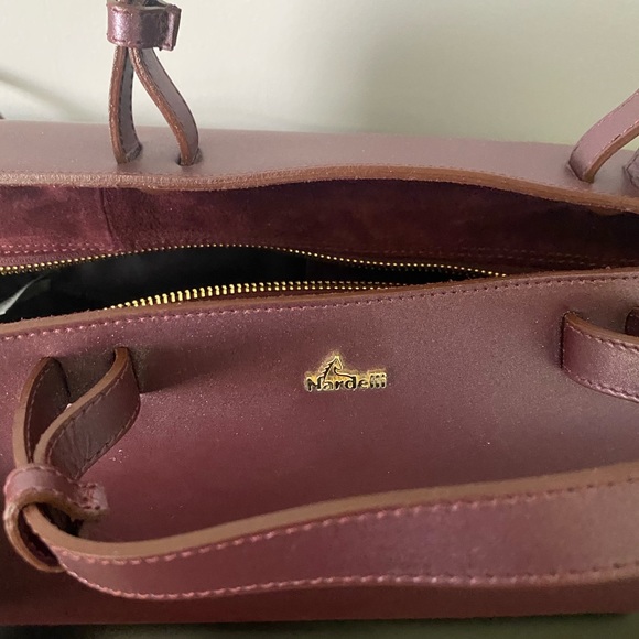 Leather maroon purse - Picture 3 of 3